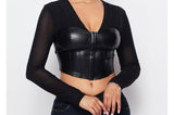Its a Leather thing Corset Top