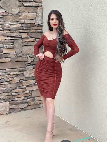 Unstoppable Two Piece Skirt Set